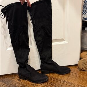 Charles By Charles David Black Over-the-Knee Boots